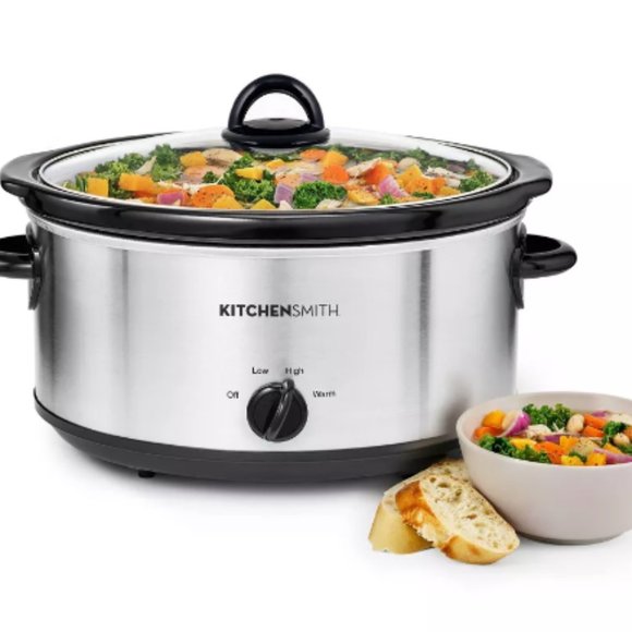 Bella 6qt Manual Slow Cooker - Stainless Steel - Picture 7 of 7